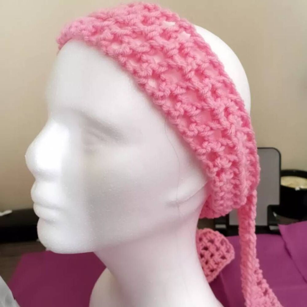 Crochet handmade one piece hat or cop top - Picture 8 of 12